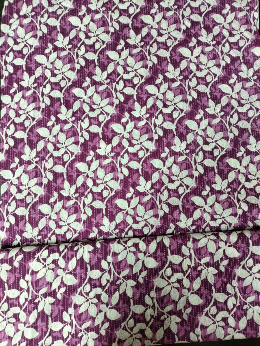 Amethyst Vine Print Fabric